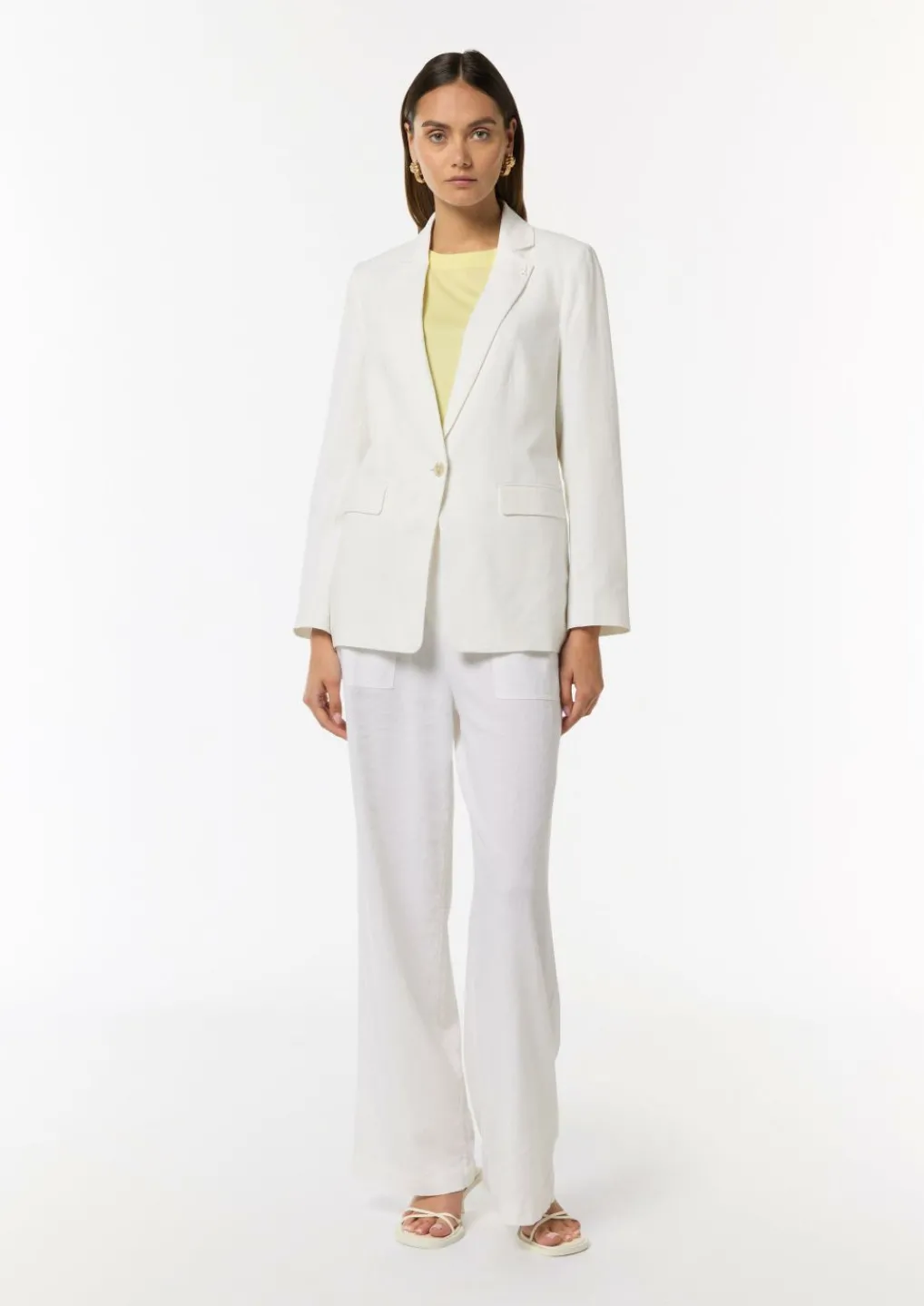 Blazer aus Leinenmix-Comma New