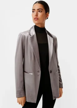 Blazer aus Samt-Comma Discount