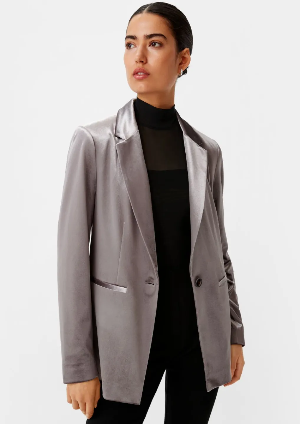 Blazer aus Samt-Comma Discount