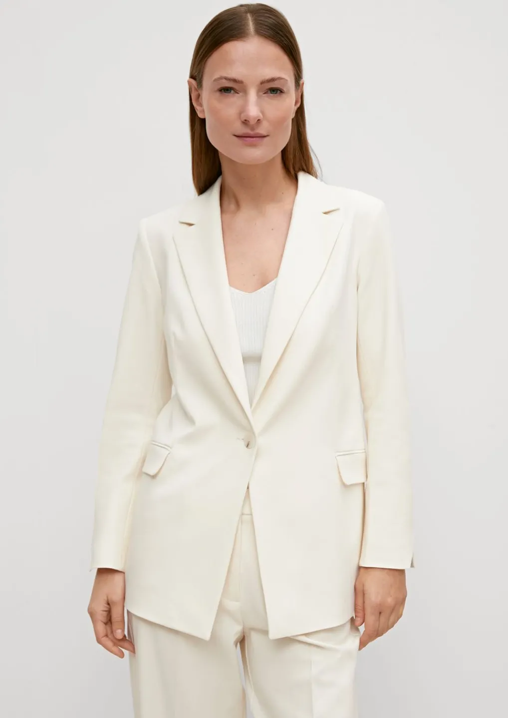 Blazer aus Twill-Comma Discount