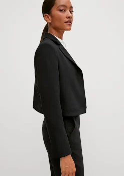 Blazer mit Fischgrat-Muster-Comma Outlet