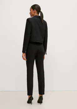 Blazer mit Fischgrat-Muster-Comma Outlet
