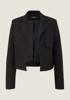 Blazer mit Fischgrat-Muster-Comma Outlet