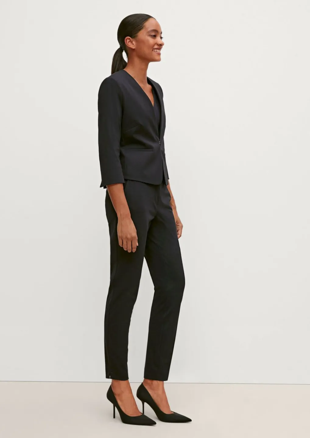 Blazer mit kurzem Schnitt-Comma Outlet
