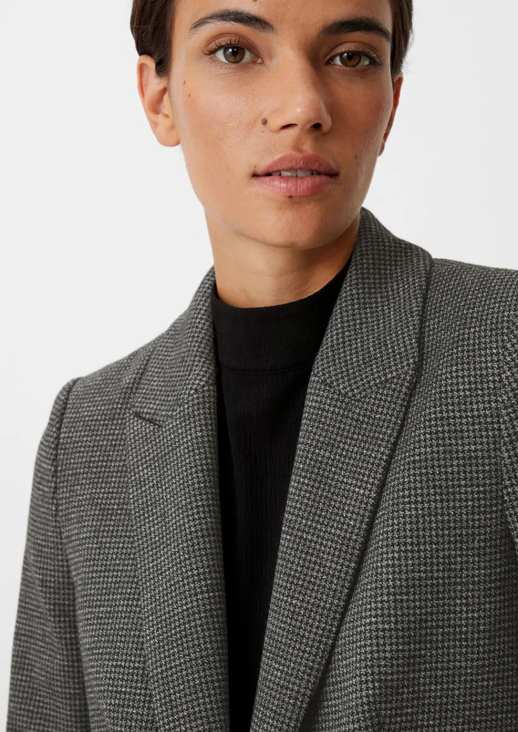 Blazer mit Pepita-Muster-Comma Hot