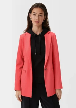 Blazer mit Reißverschlusstaschen-Comma Outlet