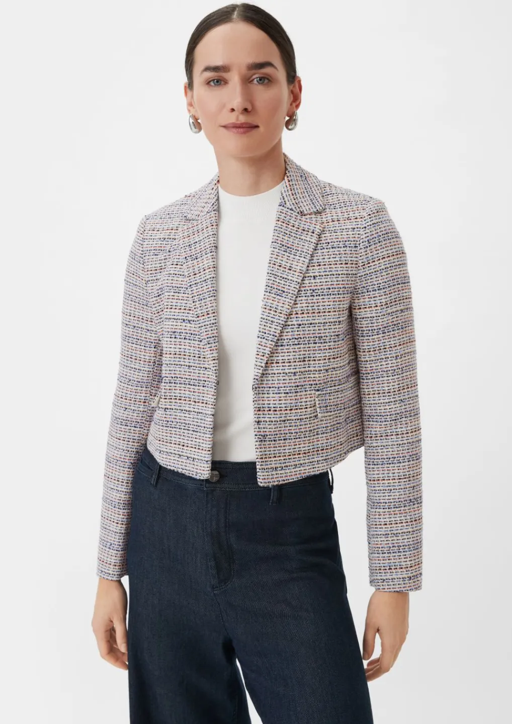 Blazer mit Strickmuster-Comma Outlet