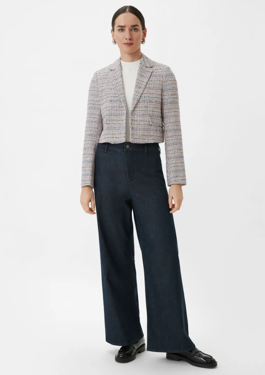 Blazer mit Strickmuster-Comma Outlet