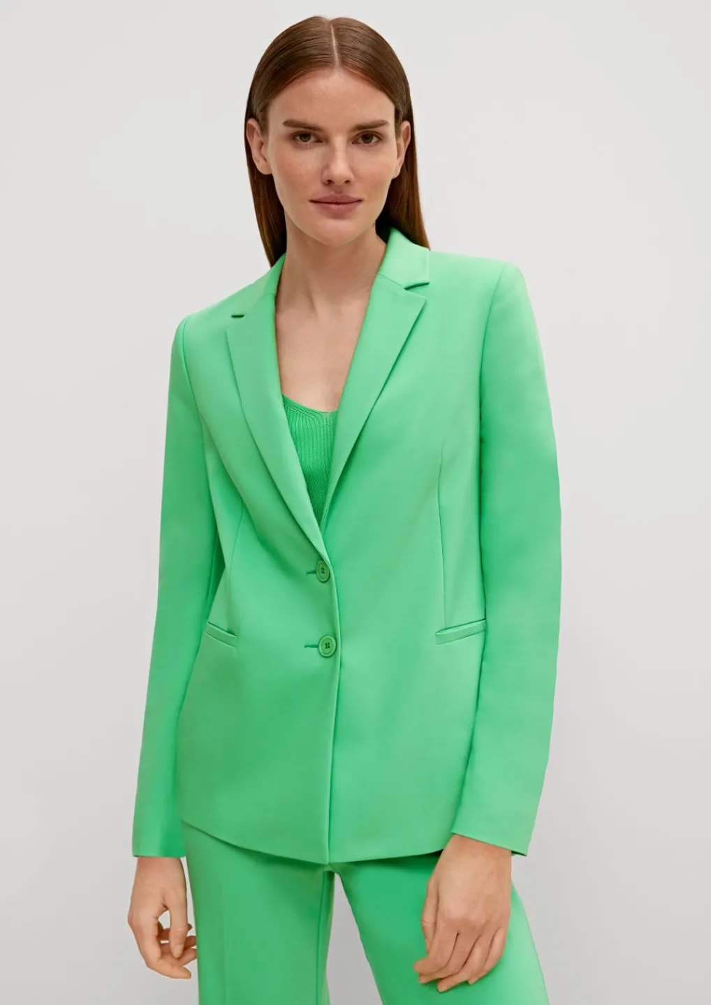 Blazer mit taillierter Passform-Comma Fashion