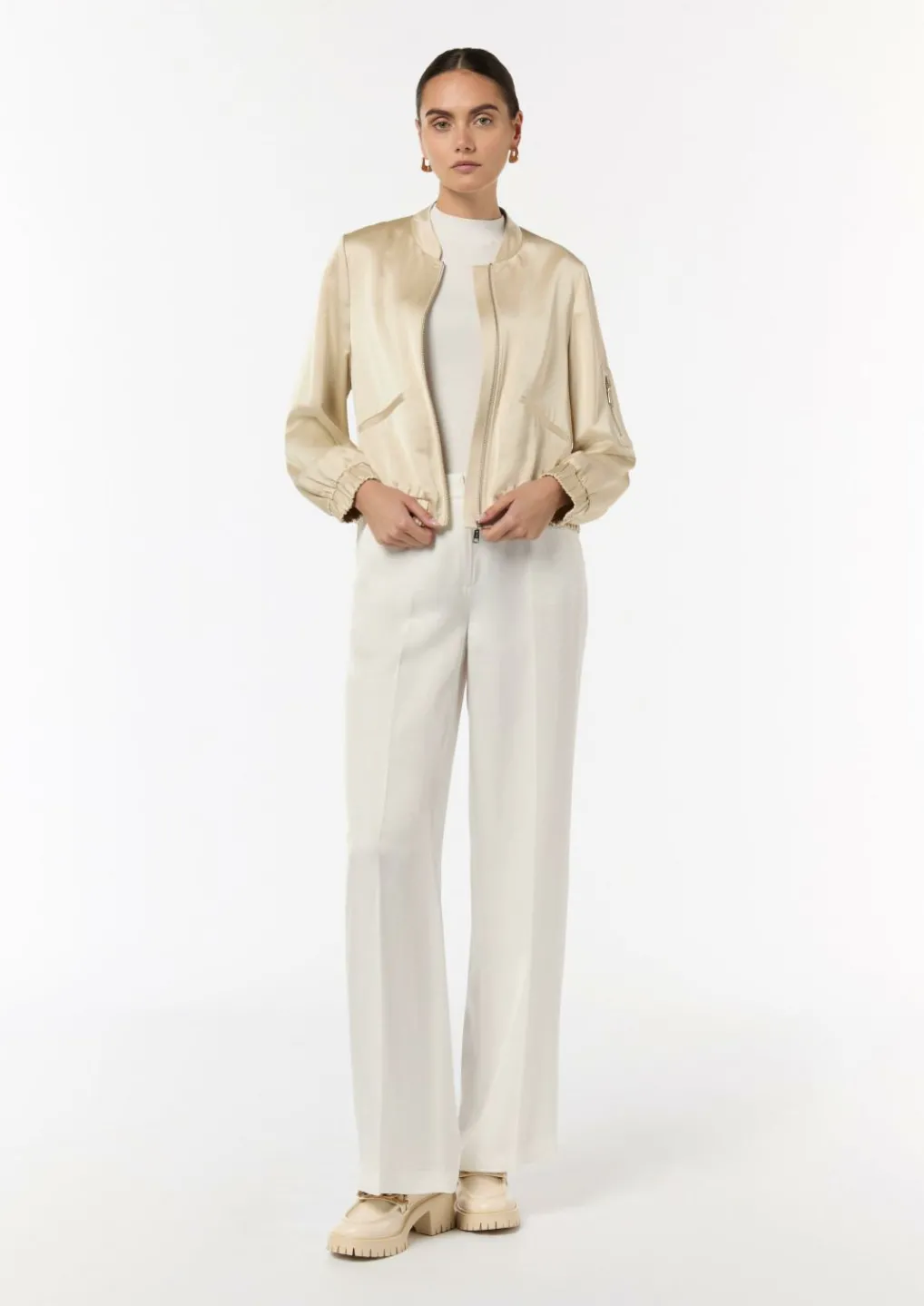 Blouson aus Satin-Comma Outlet