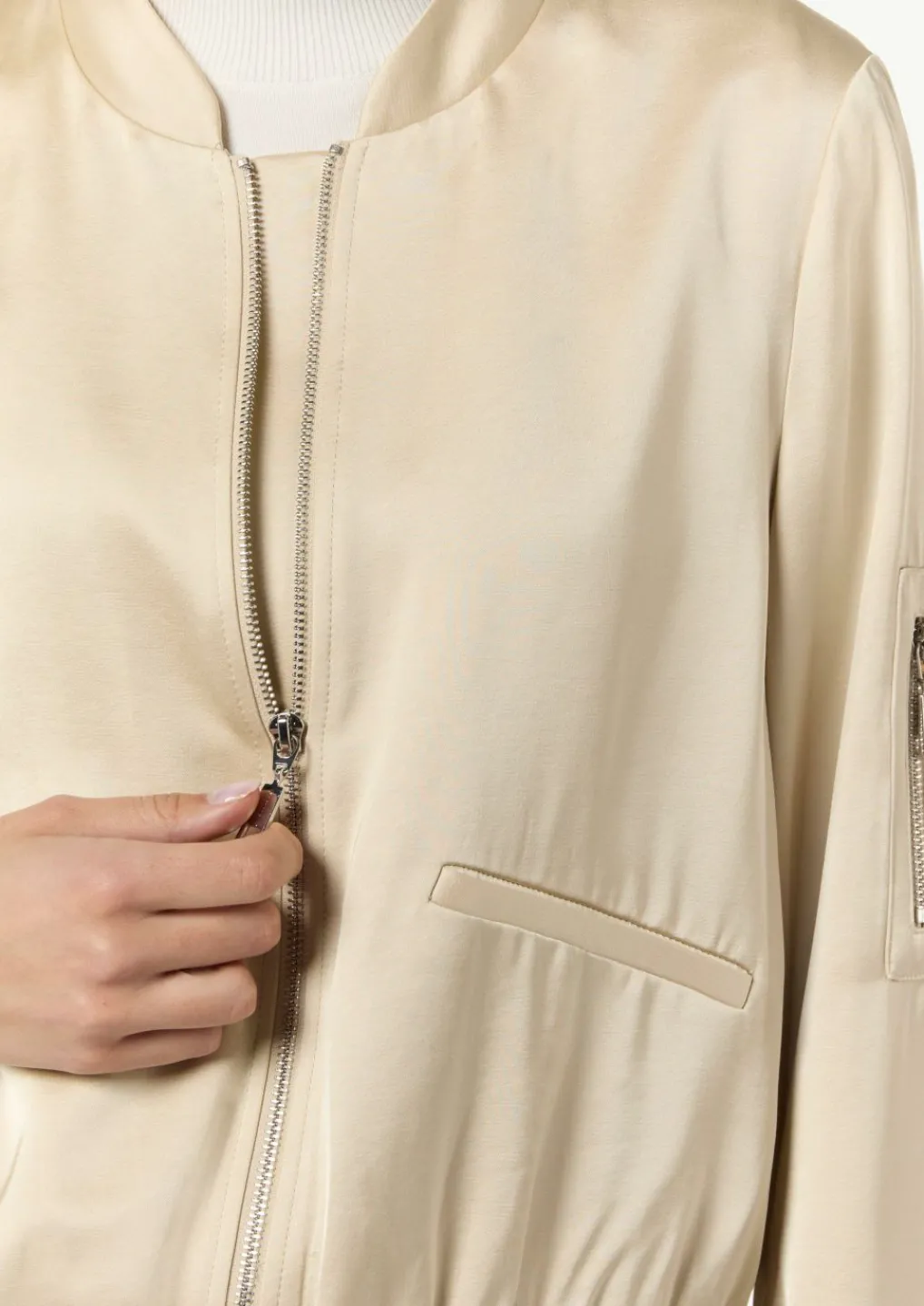 Blouson aus Satin-Comma Outlet