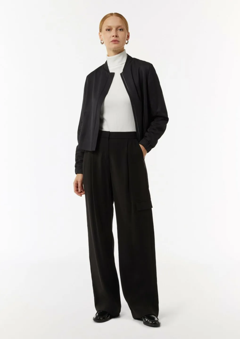 Blouson mit Raffungsdetails am Ärmel-Comma Online