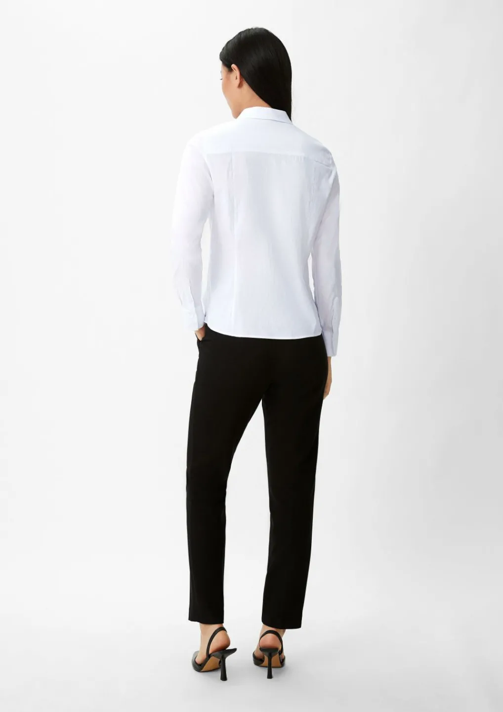 Bluse aus Baumwollstretch-Comma Online