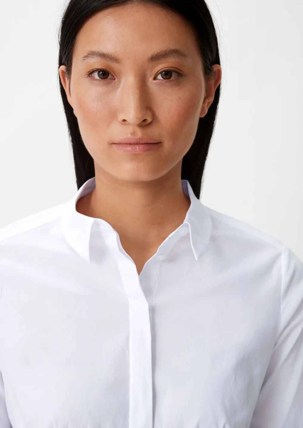 Bluse aus Baumwollstretch-Comma Online