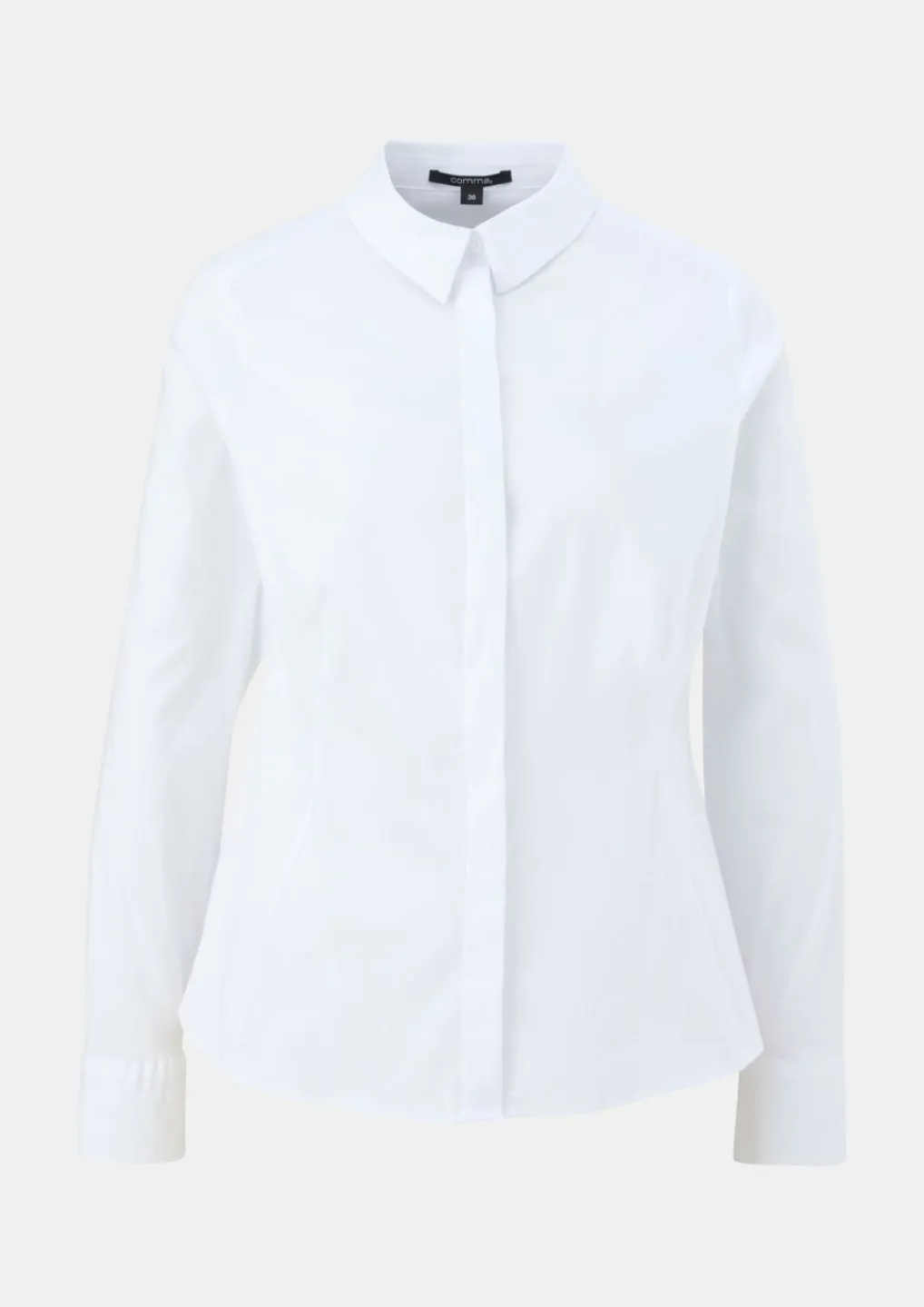 Bluse aus Baumwollstretch-Comma Online