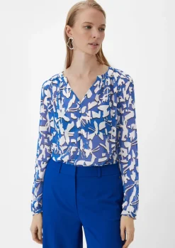Bluse aus Chiffon-Comma Hot