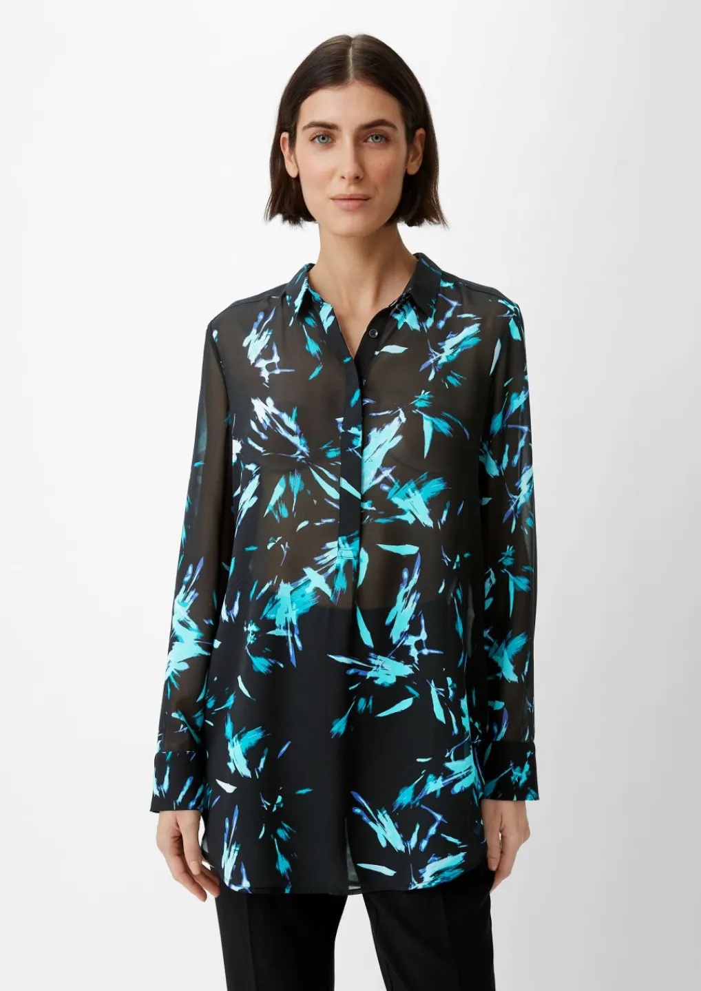 Bluse aus Chiffon-Comma Fashion