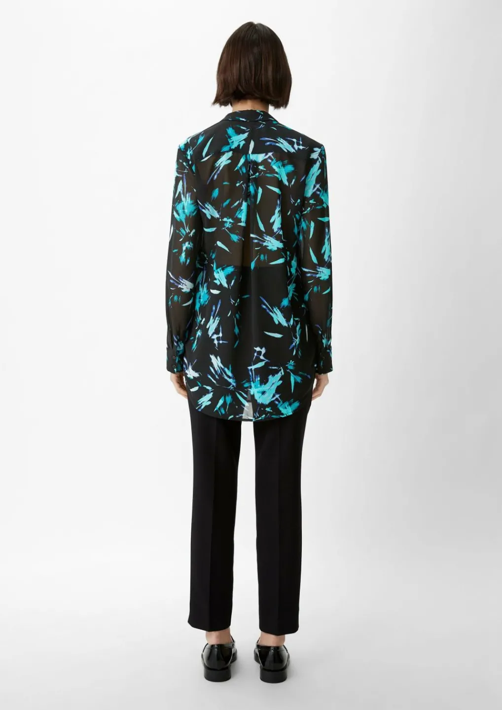 Bluse aus Chiffon-Comma Fashion