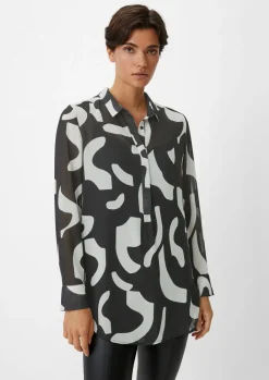 Bluse aus Chiffon-Comma Hot