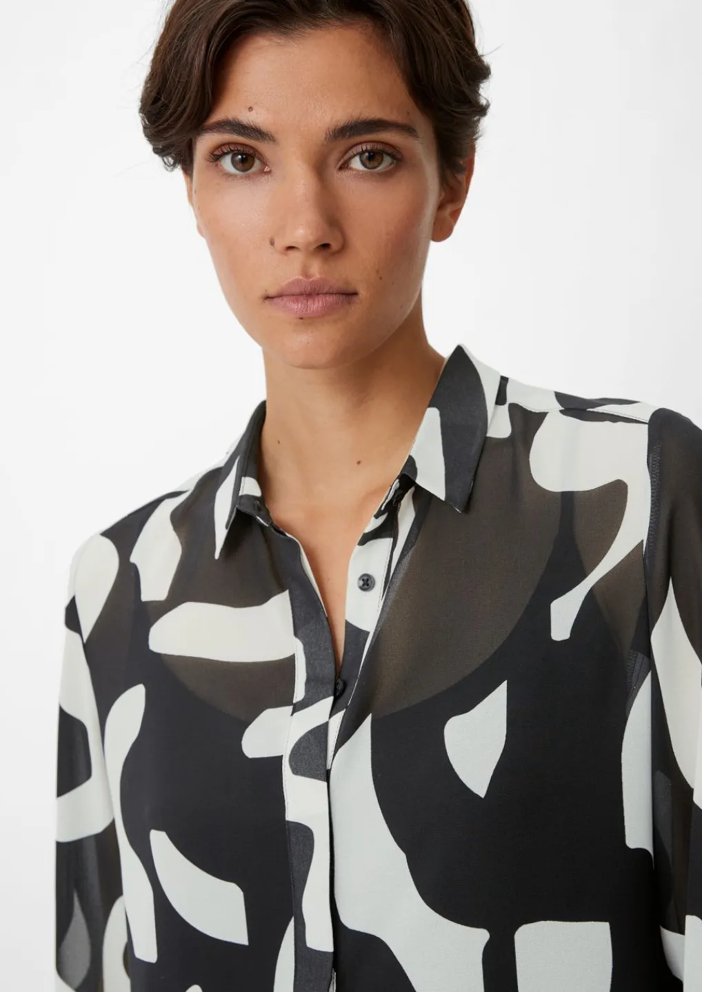 Bluse aus Chiffon-Comma Hot