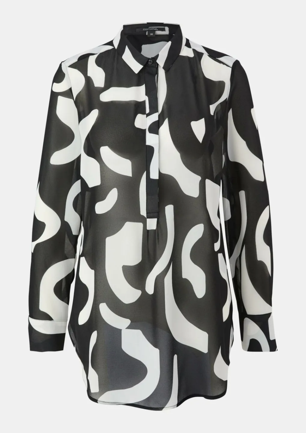 Bluse aus Chiffon-Comma Hot