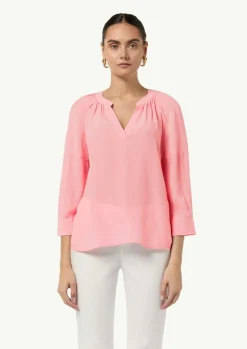 Bluse aus Crêpe-Comma New