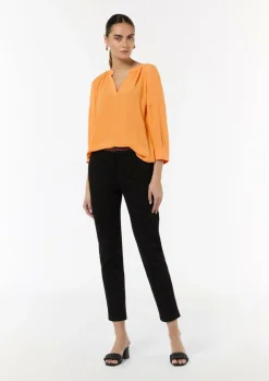 Bluse aus Crêpe-Comma Sale