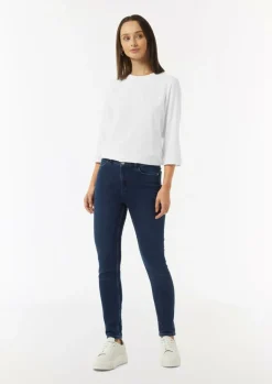Bluse aus Jacquard mit T-Shirt-Ausschnitt-Comma Sale