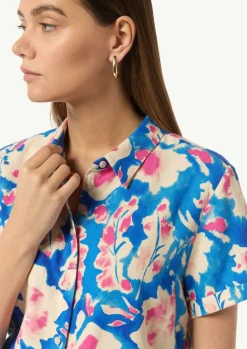 Bluse aus Leinenmix-Comma Clearance