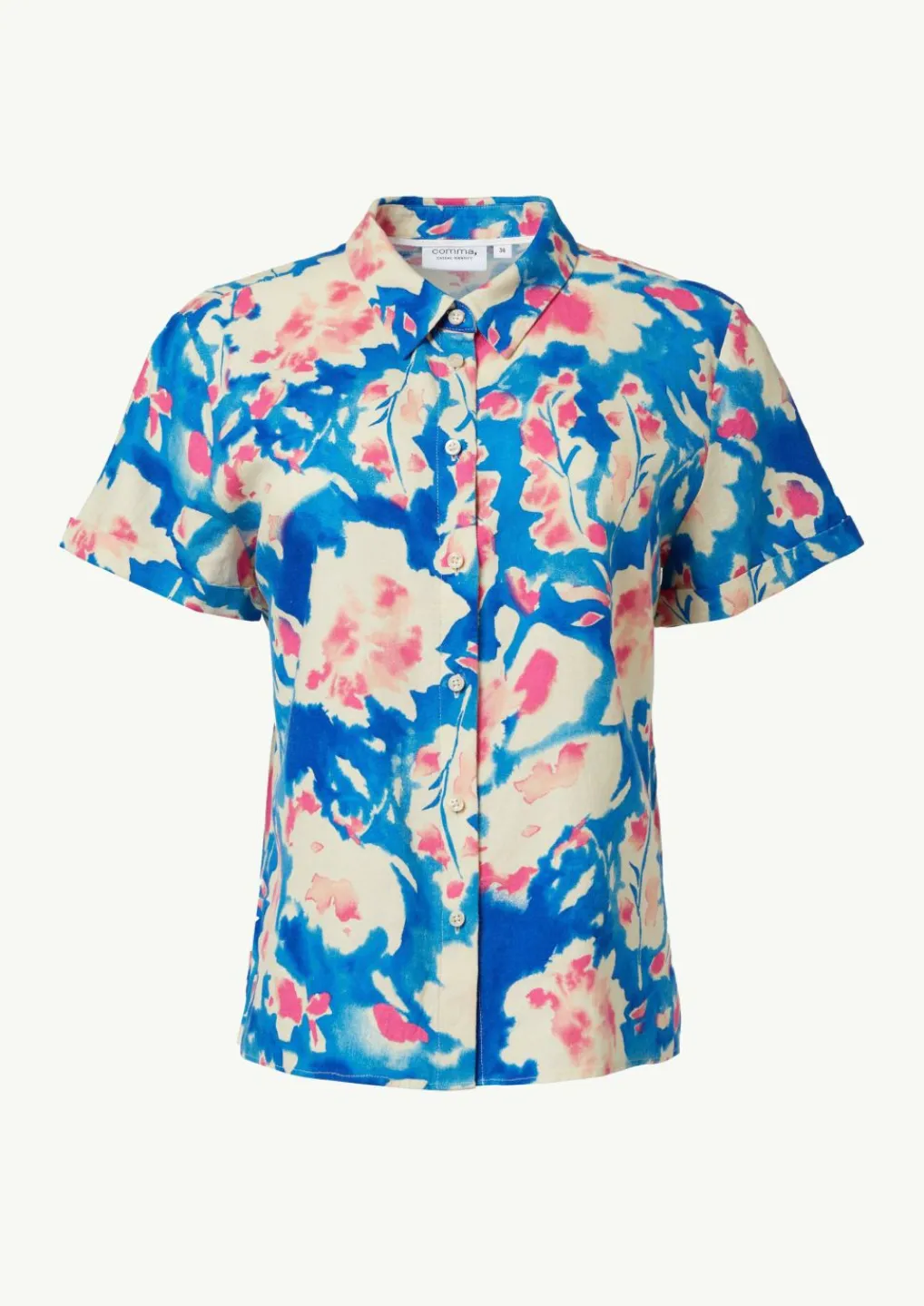 Bluse aus Leinenmix-Comma Clearance