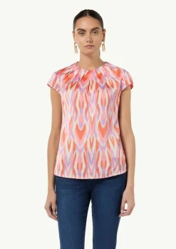 Bluse aus Satin-Comma Outlet