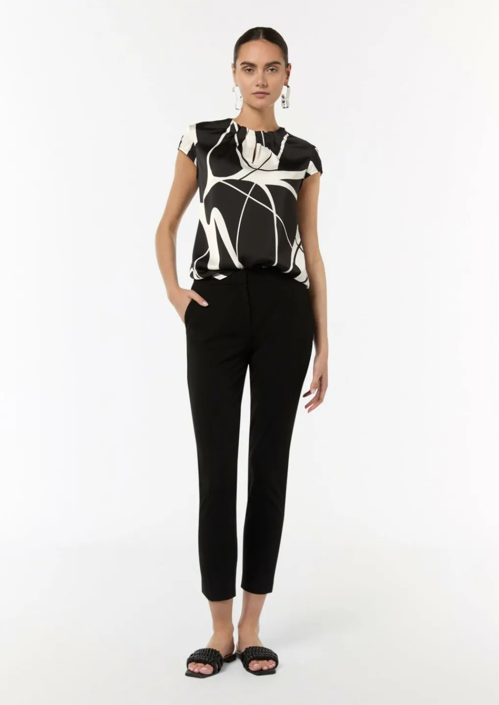 Bluse aus Satin-Comma New