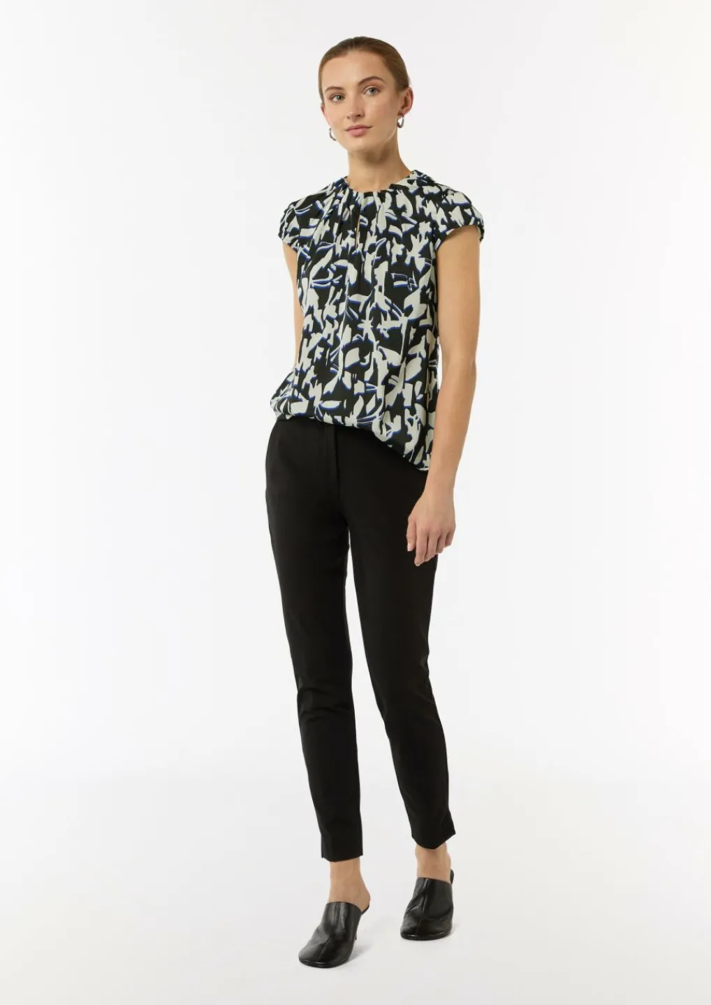 Bluse aus Satin-Comma Sale