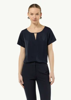 Bluse aus Satin-Comma Sale