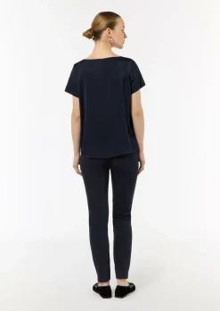 Bluse aus Satin-Comma Sale