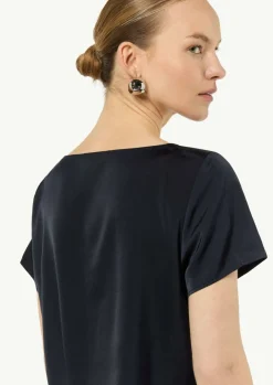 Bluse aus Satin-Comma Sale