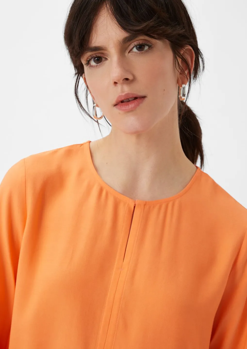 Bluse aus Satin-Comma New