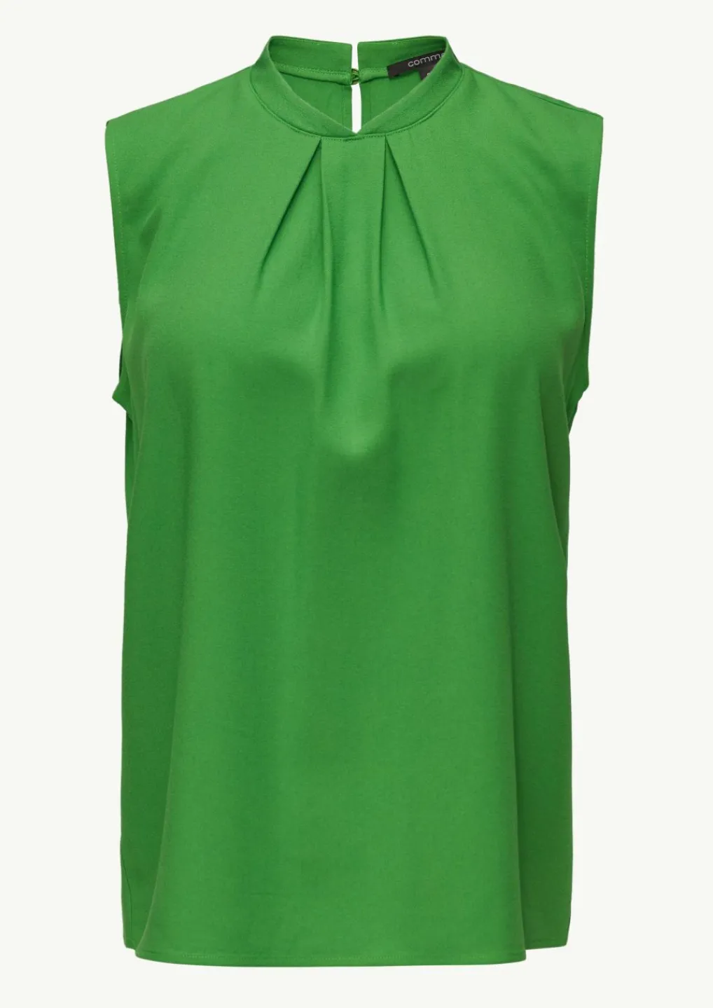 Bluse aus Viskose-Crêpe mit Faltendetails-Comma Discount