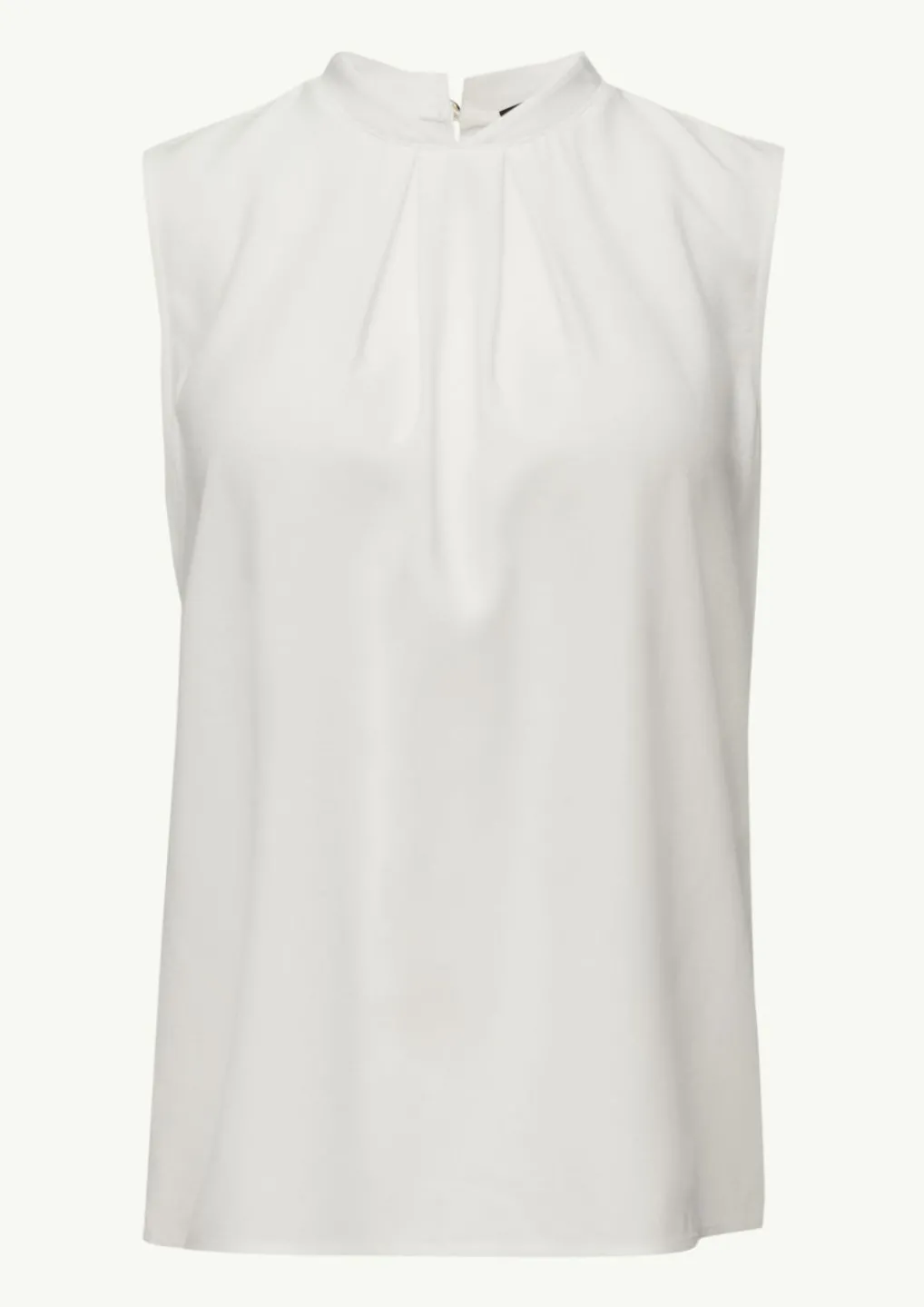 Bluse aus Viskose-Crêpe mit Faltendetails-Comma Hot
