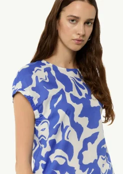Bluse mit All-over-Print-Comma Sale