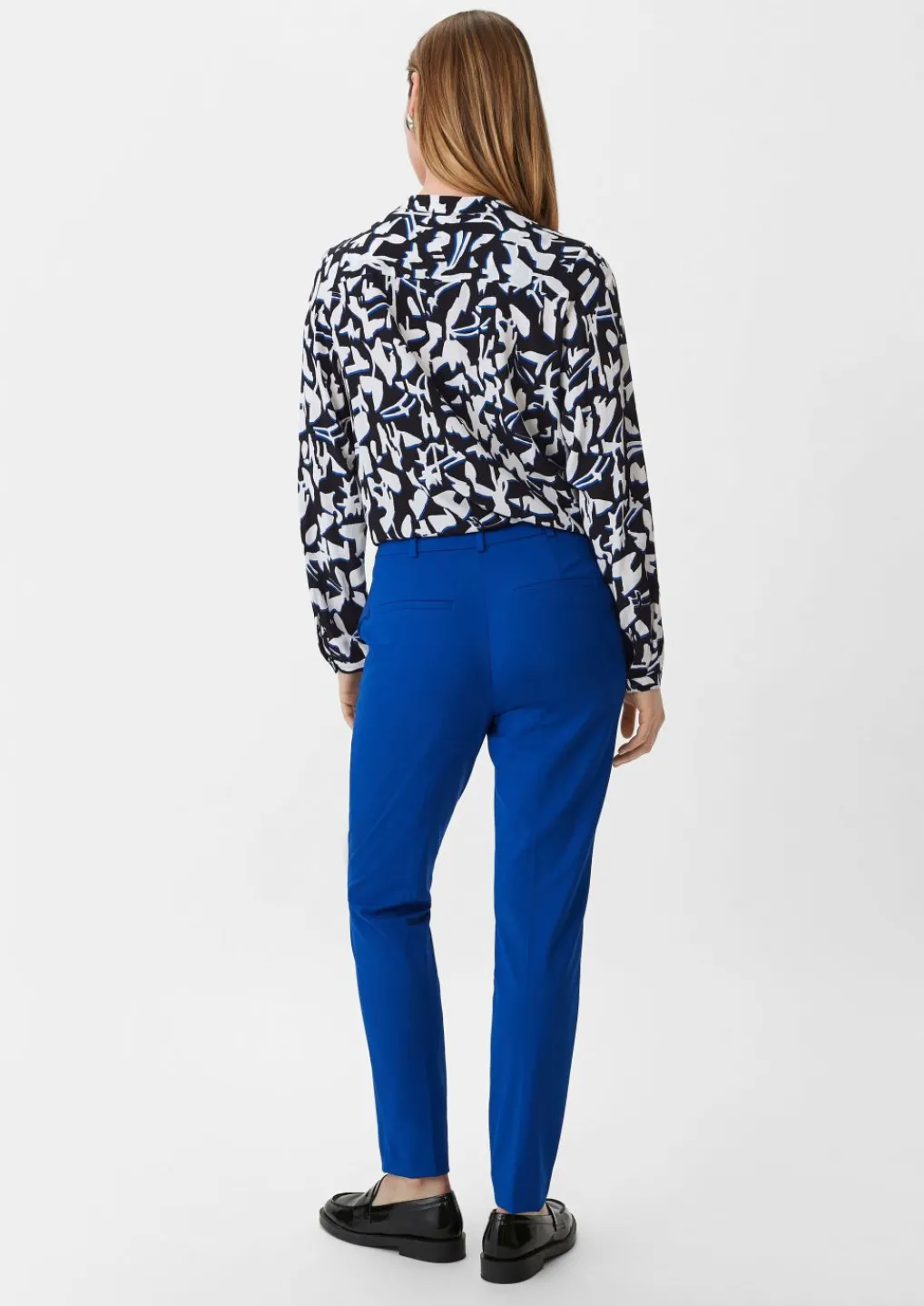 Bluse mit All-over-Print-Comma Fashion