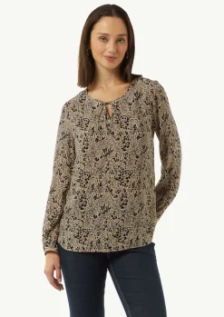Bluse mit Bindeband-Comma Online