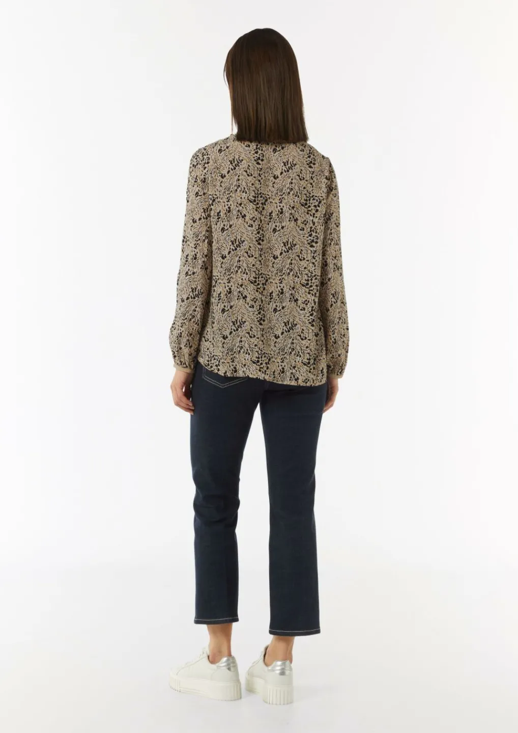 Bluse mit Bindeband-Comma Online