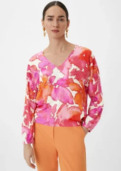 Bluse mit Fledermausärmeln-Comma Clearance