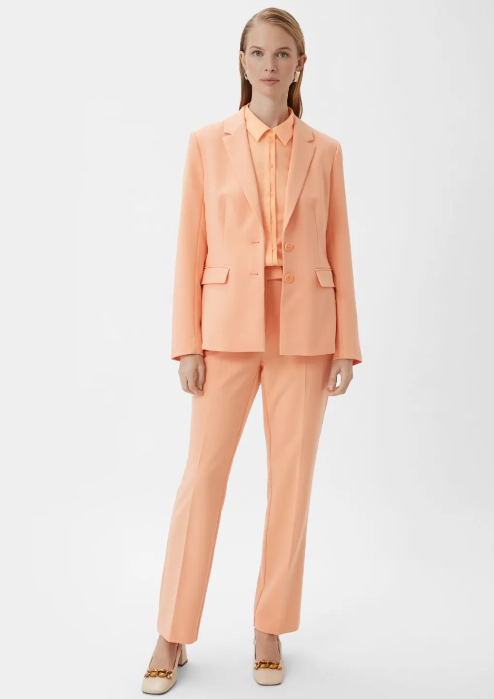Bluse mit Knopfleiste-Comma Fashion