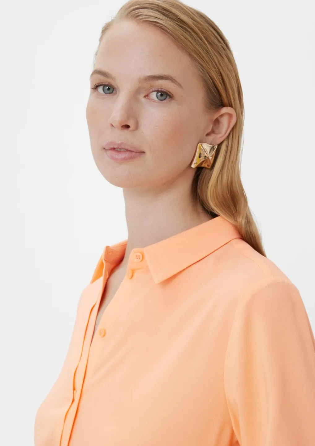 Bluse mit Knopfleiste-Comma Fashion
