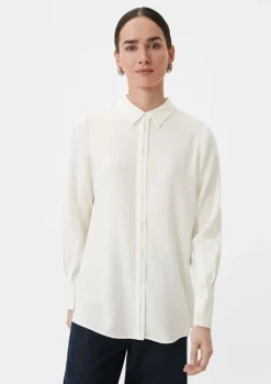 Bluse mit Knopfleiste-Comma Hot