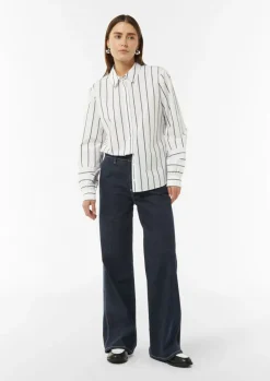 Bluse mit Nahtdetail am Ärmel-Comma Outlet