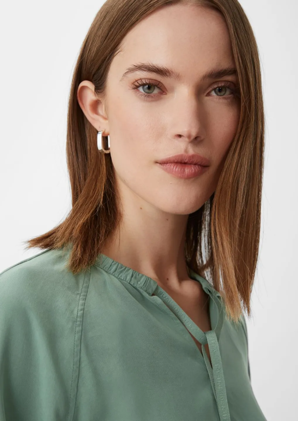 Bluse mit Raglan-Ärmeln-Comma Clearance