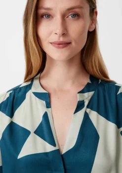 Bluse mit Tunika-Ausschnitt-Comma Outlet